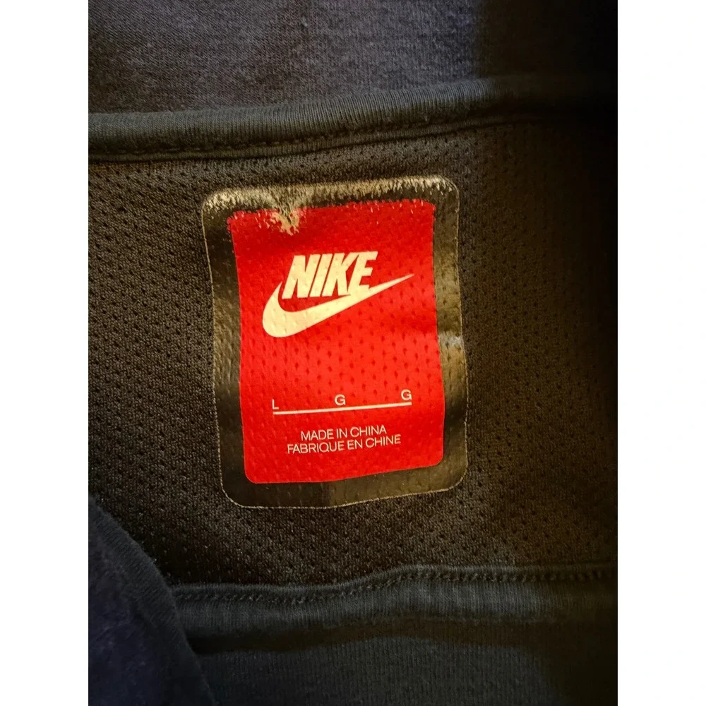 Nike Sportswear Tech Fleece Full Zip Jacket Navy Blue 805164-473 Mens Large